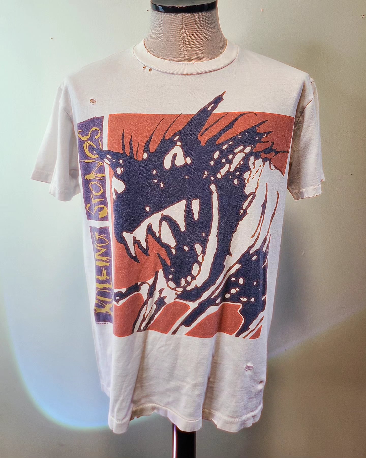 Bootleg The Rolling Stones ツアー Tシャツ L Battered Bootleg Edition Thrashed Rolling Stones Tour Tee