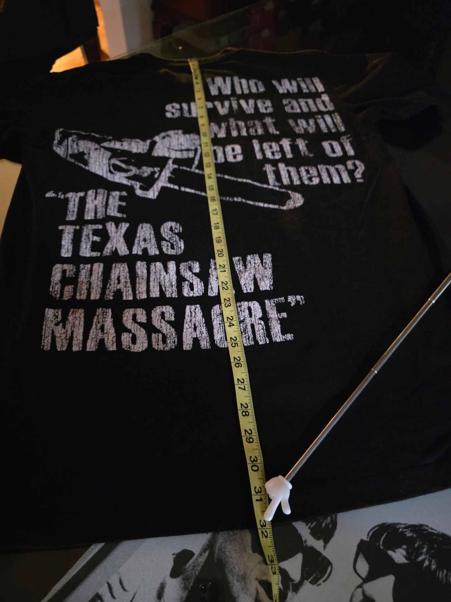 Texas Chainsaw Massacre Double-sided Print Vintage-Style Movie Tee Tshirt XL