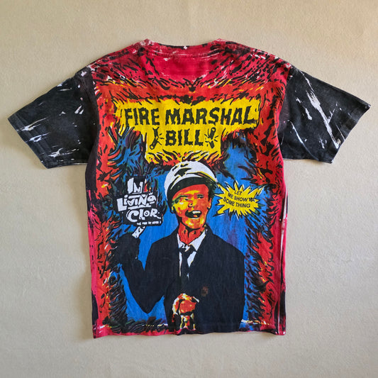 In Living Color Fire Marshal Bill Jim Carrey All Over Print Upcycled Tshirt
