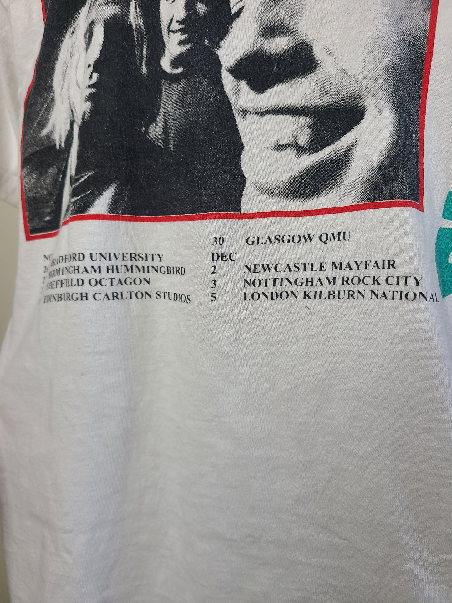 Nirvana Nevermind Tour Kurt Cobain 90s Style Modern Reprint Tee L