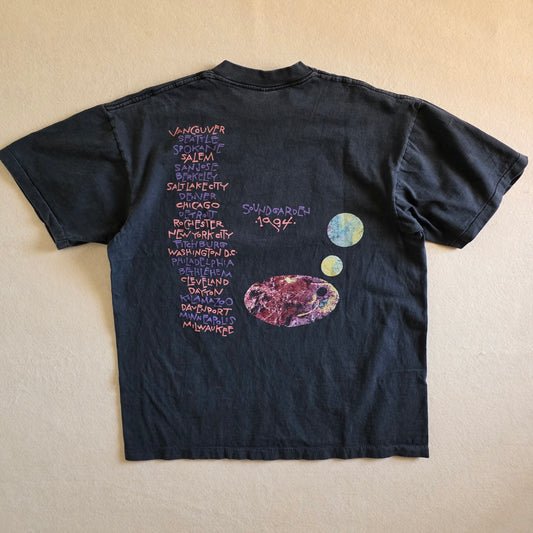 Soundgarden Superunknown European Tour '94 Print Tshirt Tee Faded Black XL