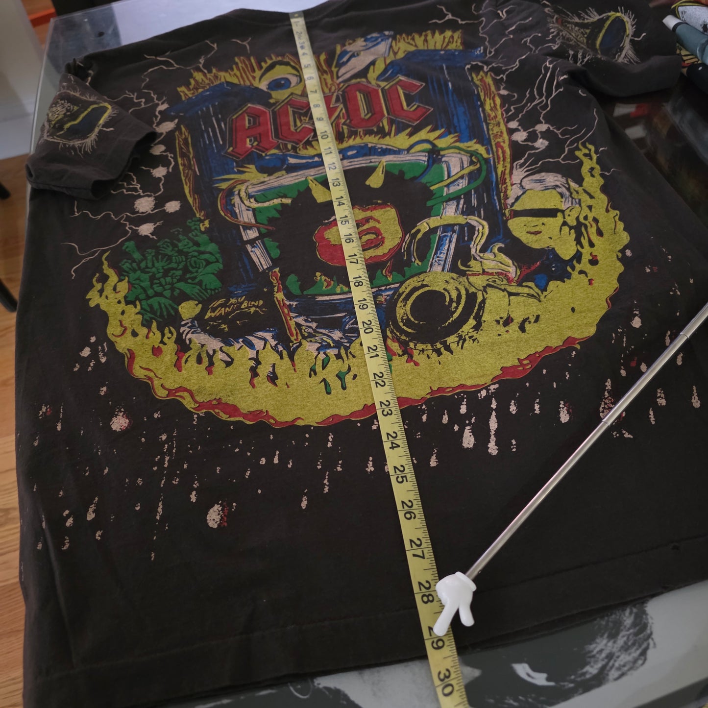 ACDC Overprint All Over Print Tee XL