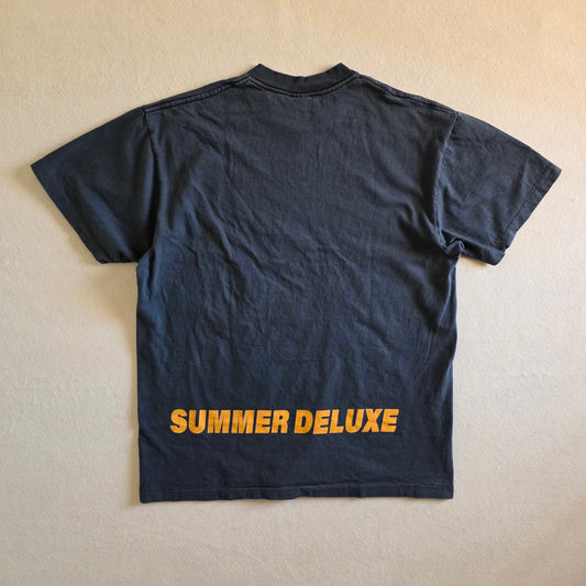 Sade Summer Deluxe Enzyme-washed Graphic Tee Tshirt Large Faded Black