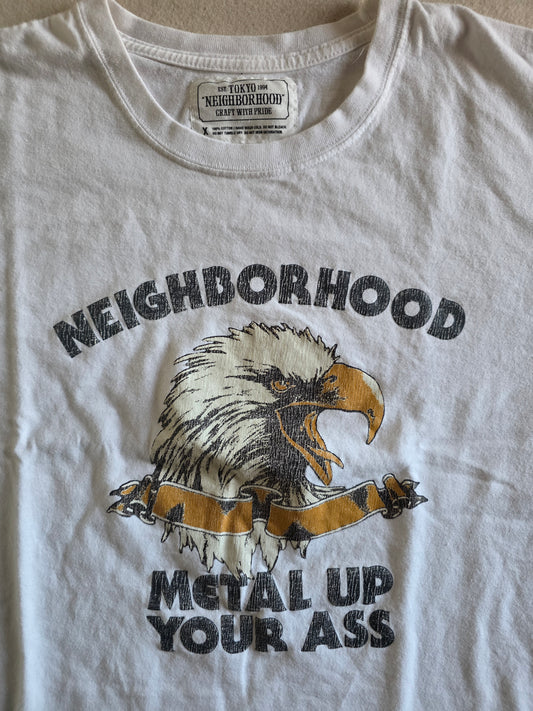 Neighborhood Japan Tokyo Metal Up Your Ass Eagle Tshirt Large
