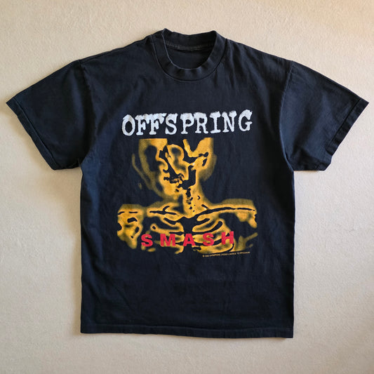 The Offspring 90s Style Smash Album Cover Art Print Tee Tshirt L Faded Black