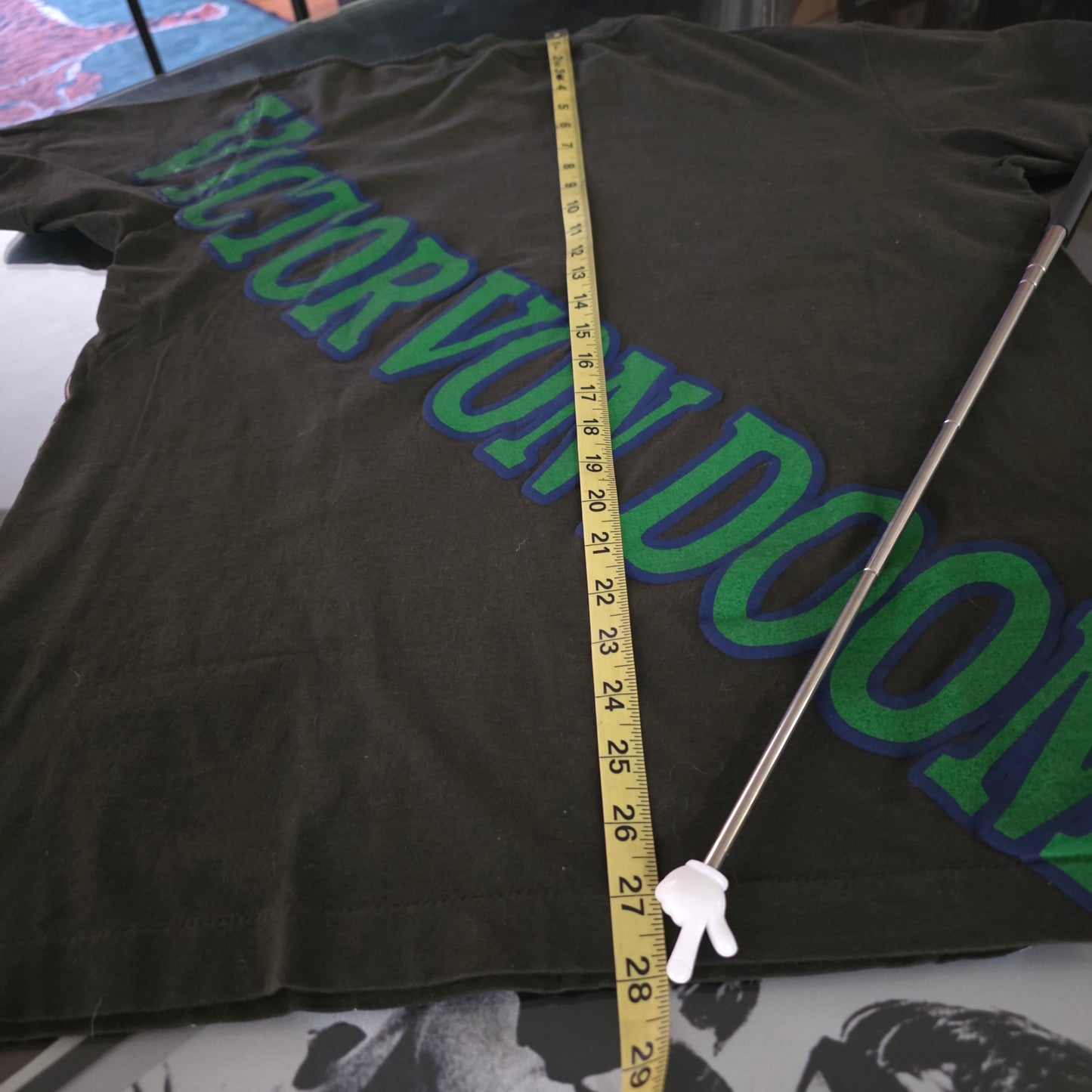 Doctor Doom Victor Von Doom Overprint All Over Print TShirt Tee Large