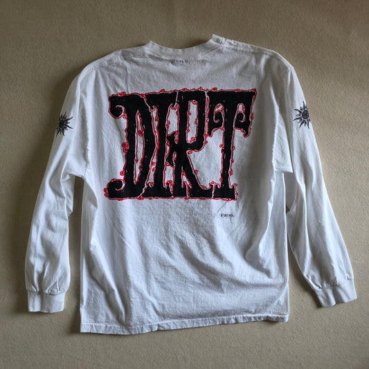 Alice In Chains Dirt 4-sided Print Long Sleeve Tshirt White XL