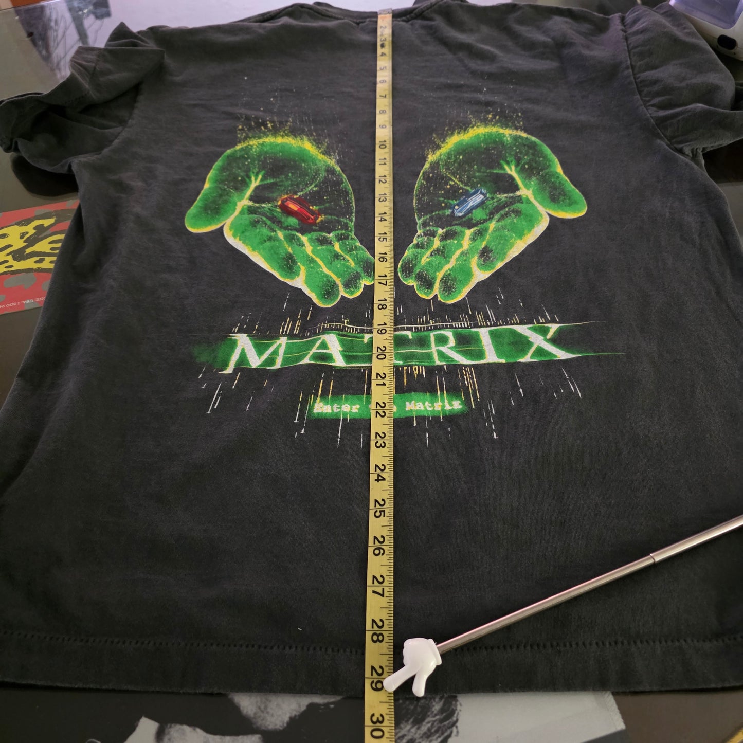 The Matrix 90s Style Double-sided Print Tshirt XL