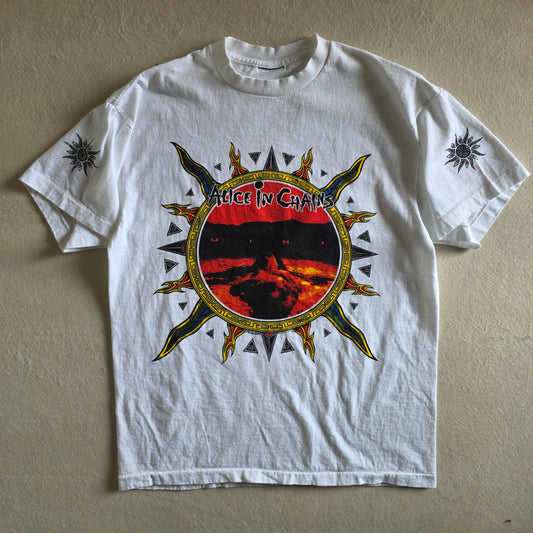 Alice In Chains Dirt 4-sided Print Tshirt White L Large