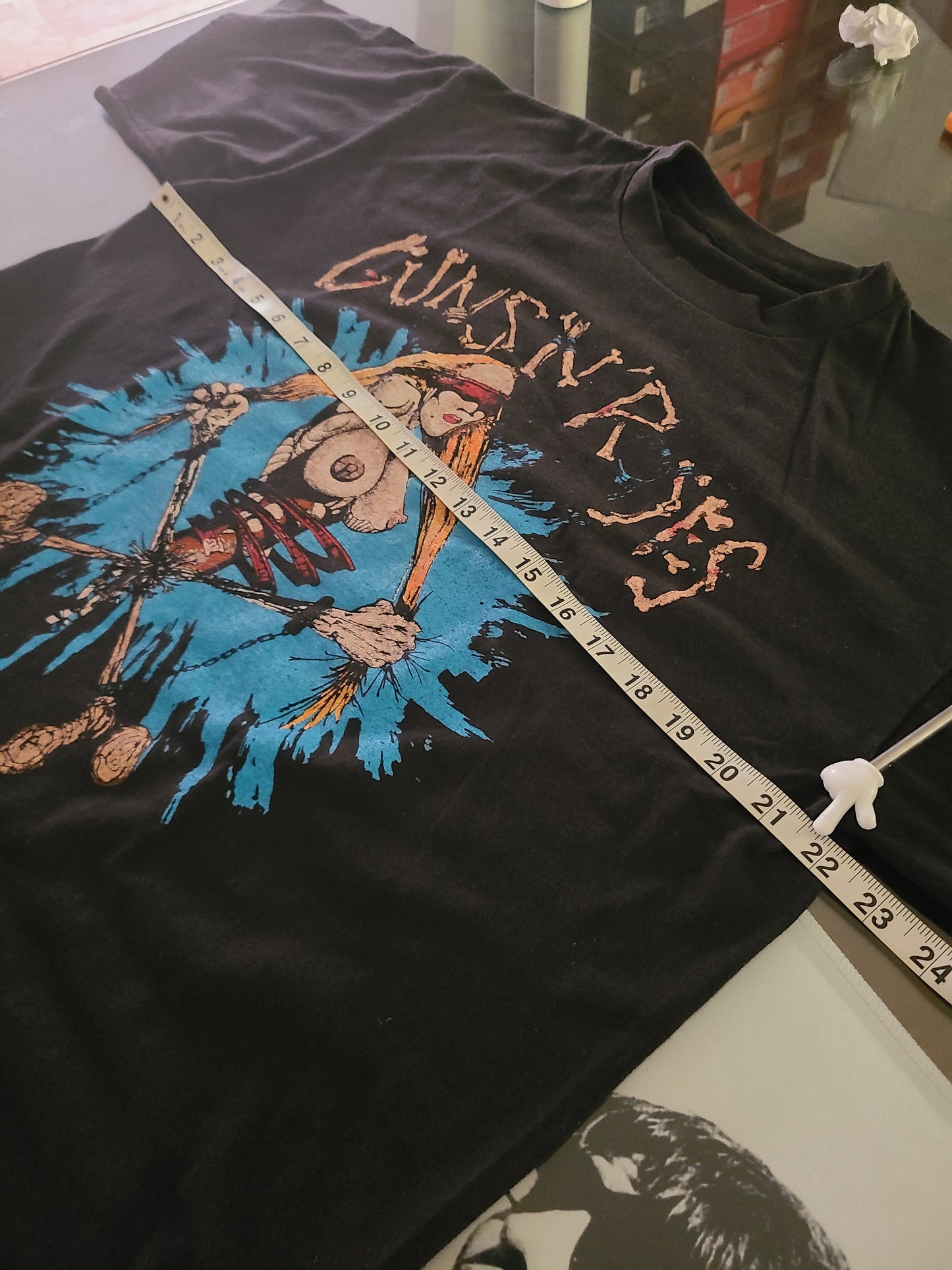Guns N Roses GNR Pretty Tied Up European Tour Tee Tshirt
