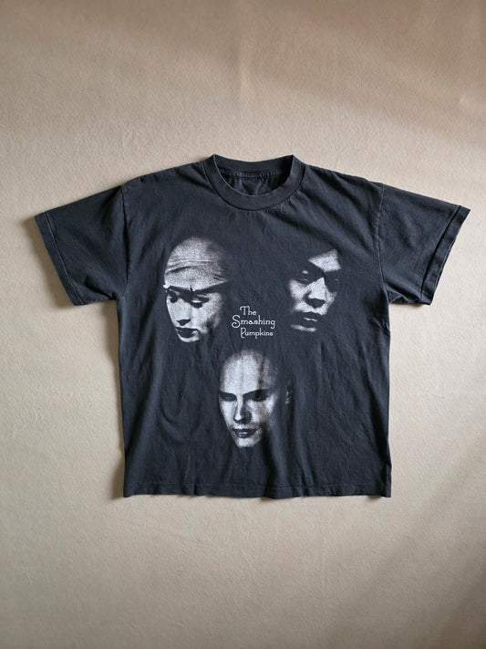 Smashing Pumpkins Enzyme Washed Overprint Tee Tshirt