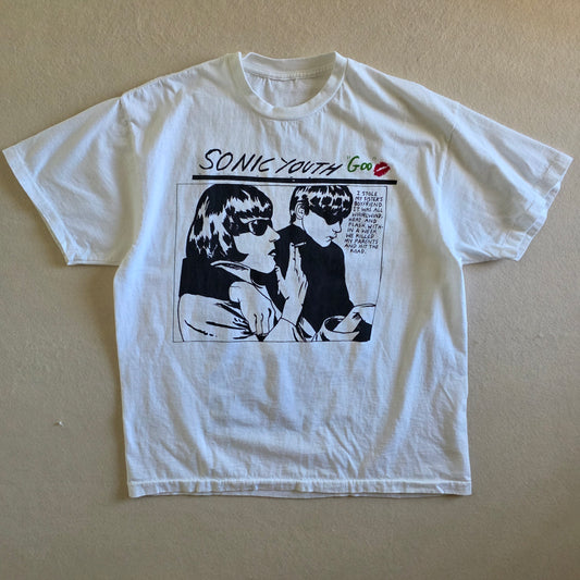 Sonic Youth Goo T Shirt Album Promo Cover Style Raymond Pettibon Retro Band Tee