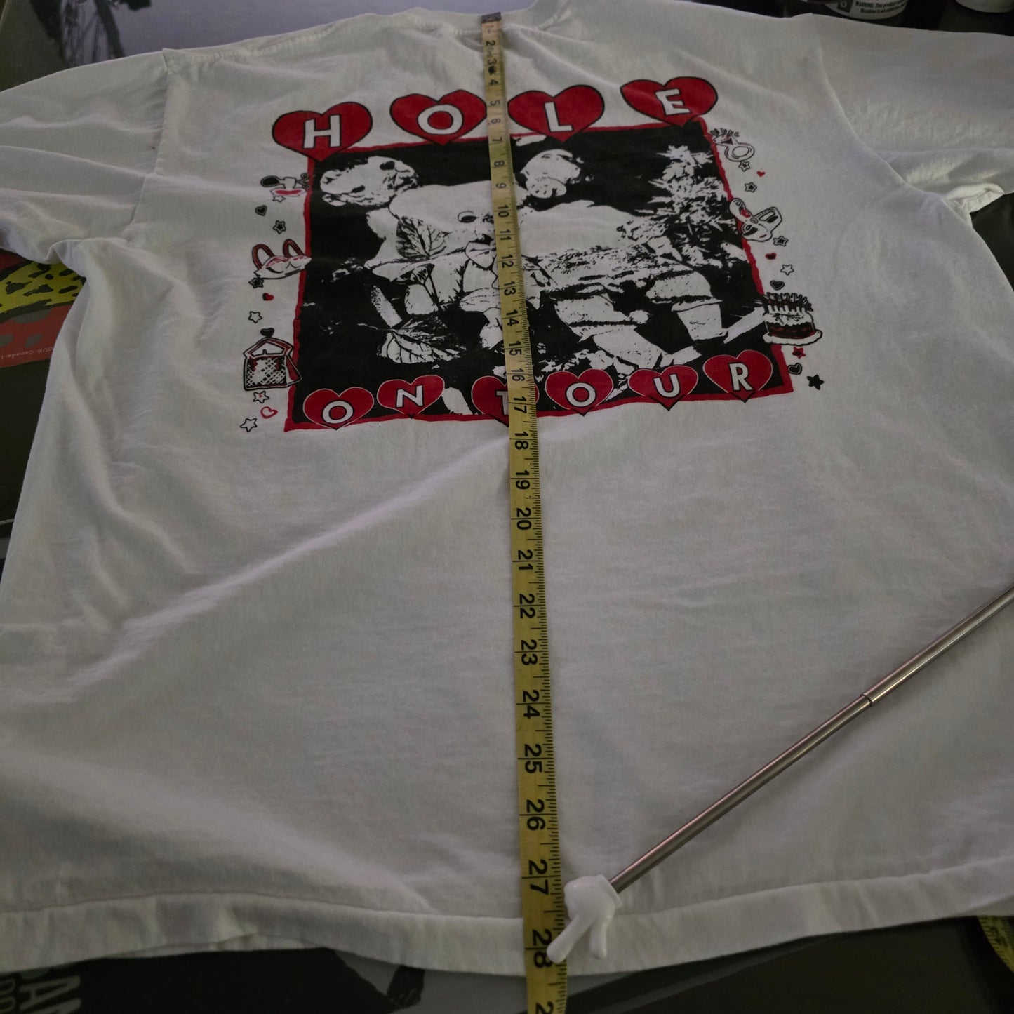 Hole Courtney Love Tour Tshirt XL White