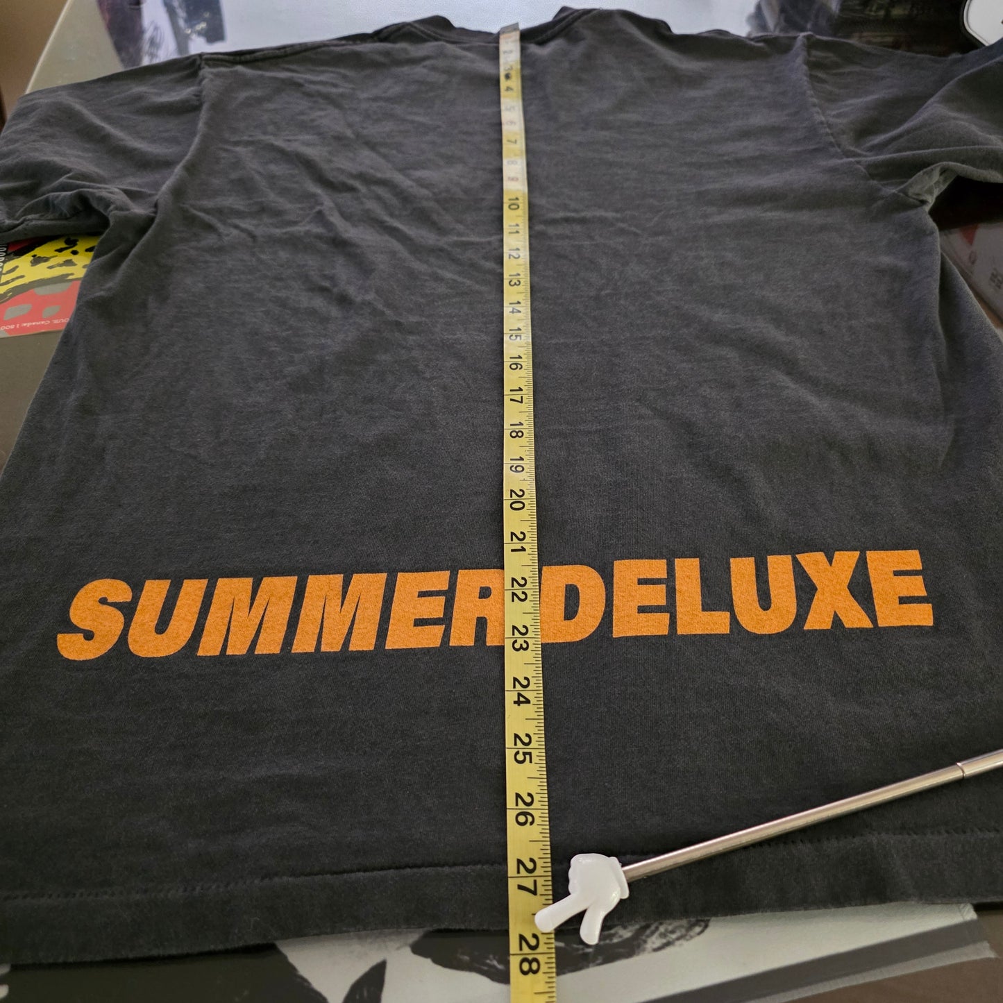 Sade Summer Deluxe Enzyme-washed Graphic Tee Tshirt Large Faded Black