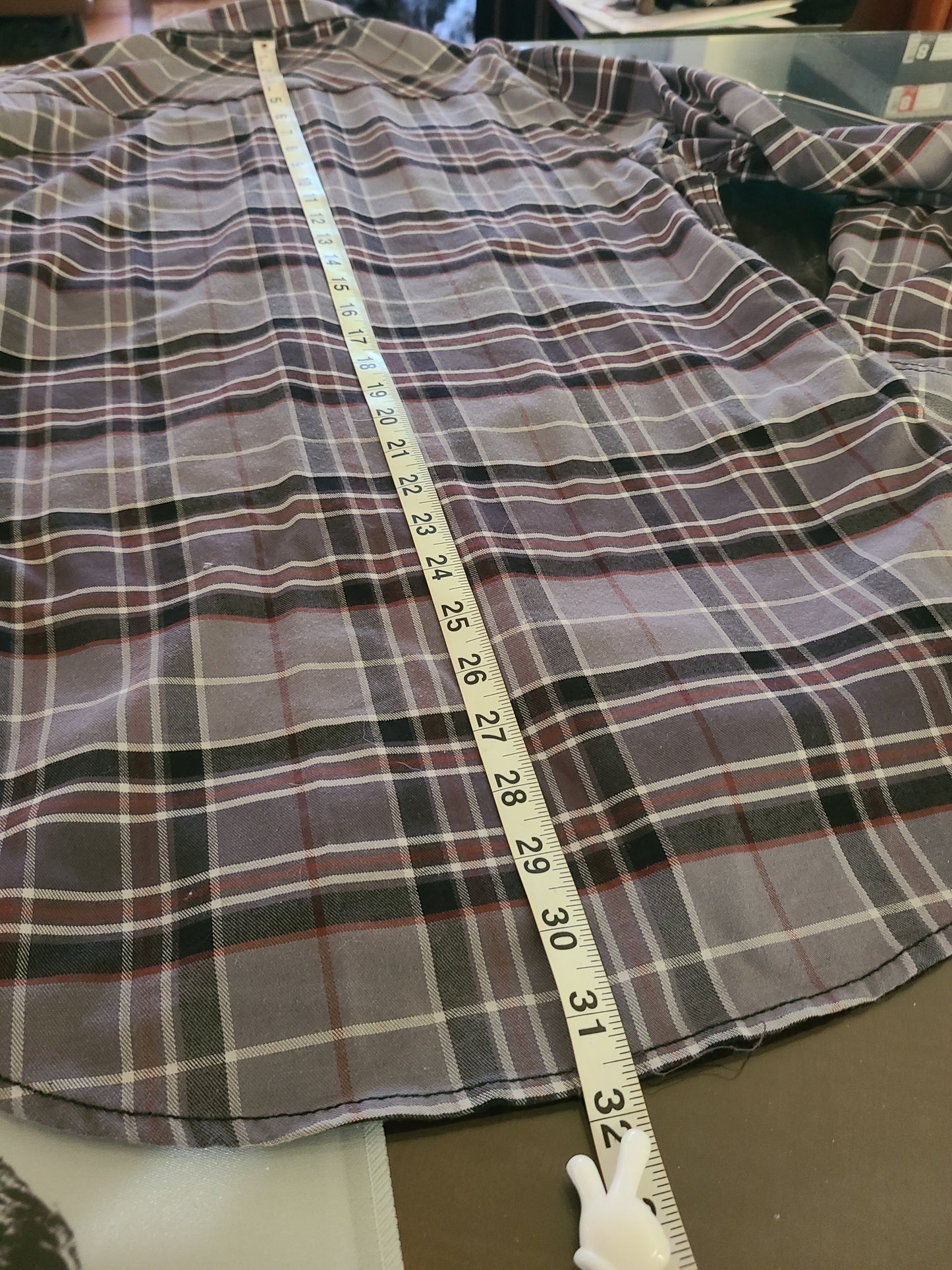 Harley Davidson Men's 120th Anniversary Plaid Shirt - Gray Plaid Sz Med