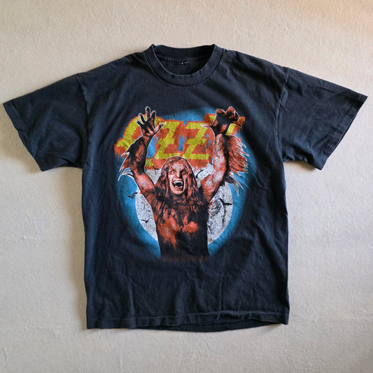 Ozzy Osbourne Big Print Vintage-Style Graphic Tee