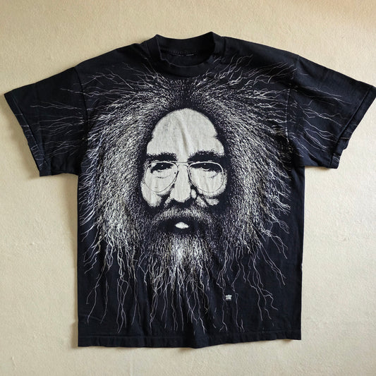 The Grateful Dead Jerry Garcia Overprint All Over Print Tee Tshirt XL