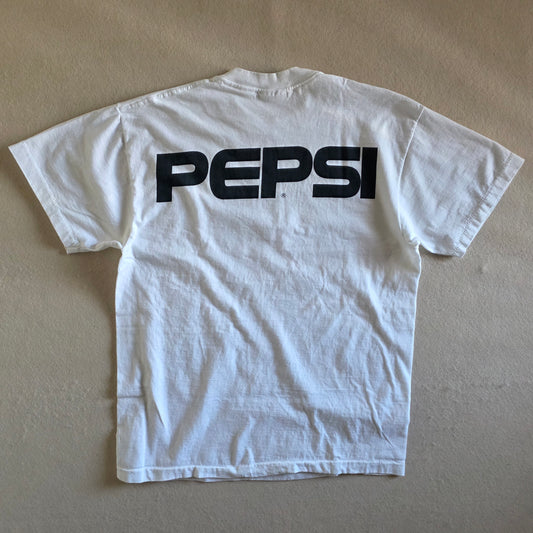 Home Alone Pepsi Retro Movie Tshirt Washed White