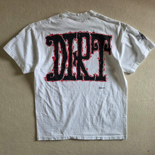Alice In Chains Dirt 4-sided Print Tshirt White L Large