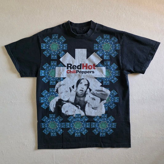 Red Hot Chili Peppers Big Print All Over Print Graphic Tee Tshirt L