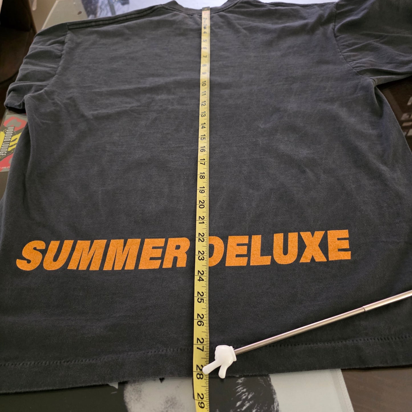 Sade Summer Deluxe Enzyme-washed Graphic Tee Tshirt XL Faded Black