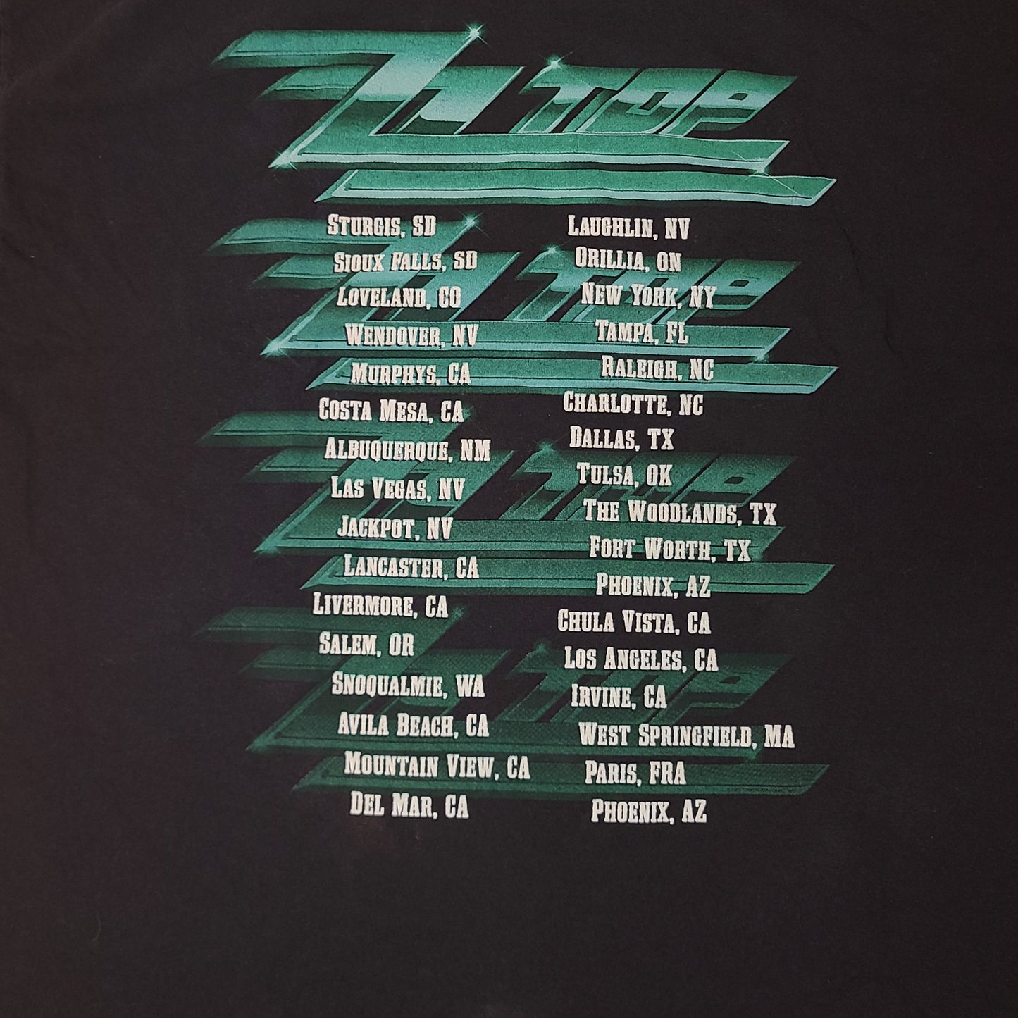 ZZ Top True Vintage T Shirt