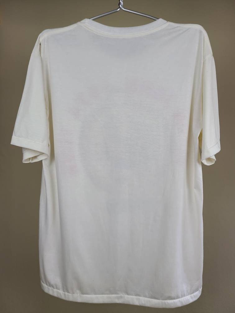 Elton John 1974 Tour Tee Eggshell White