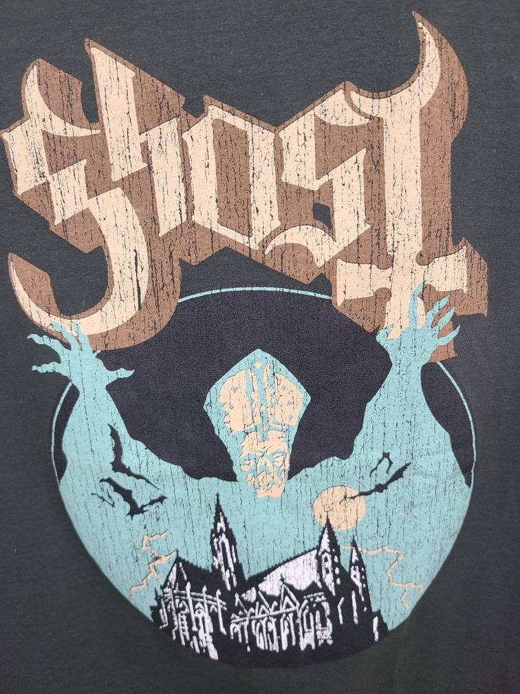 Ghost Heavy Metal Tee Faded Gray
