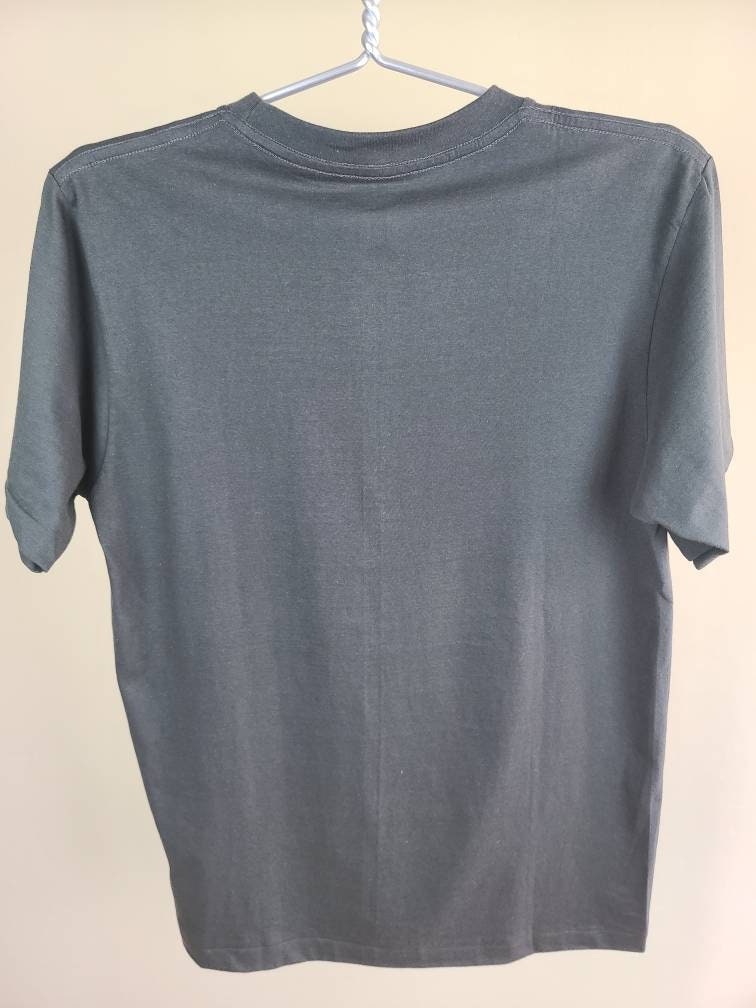 Deep Purple Smoke on the Water Retro Tee Faded Grey