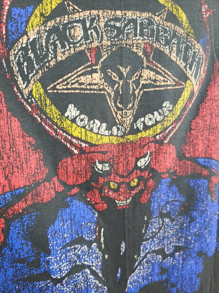 Black Sabbath Retro Tour Tee T Shirt