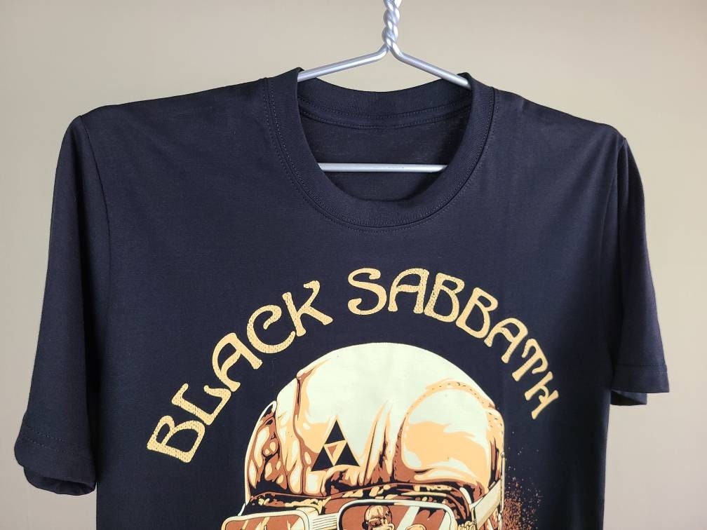 Black Sabbath Rock Tee T Shirt Small Jet Black