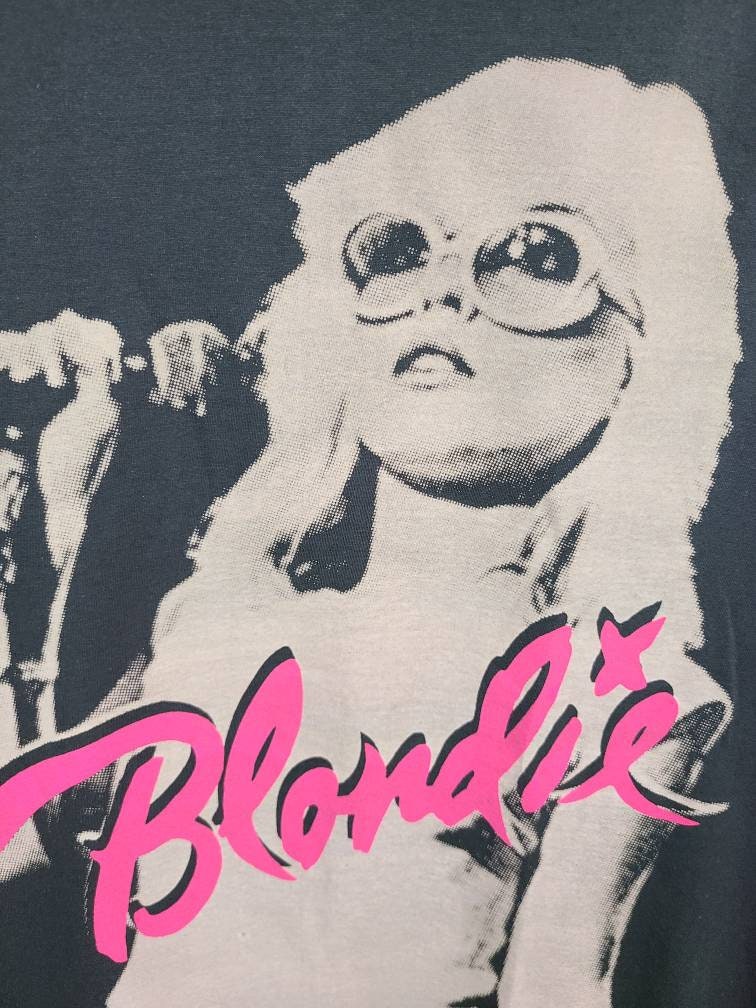 Blondie Retro T Shirt Faded Gray