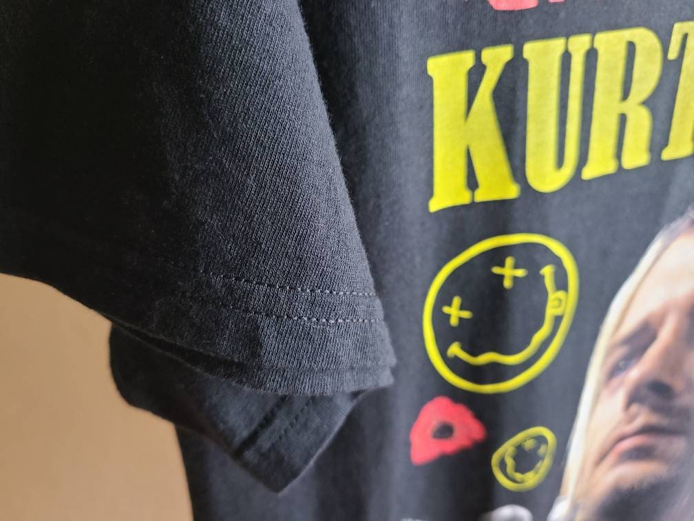 Nirvana Kurt Cobain Collage Art T Shirt