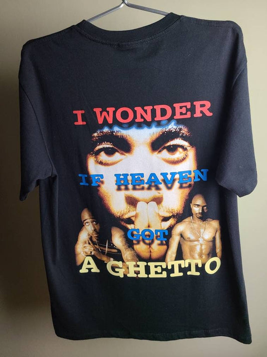 2Pac Tupac Shakur 90s Style Retro T Shirt Rap Tee