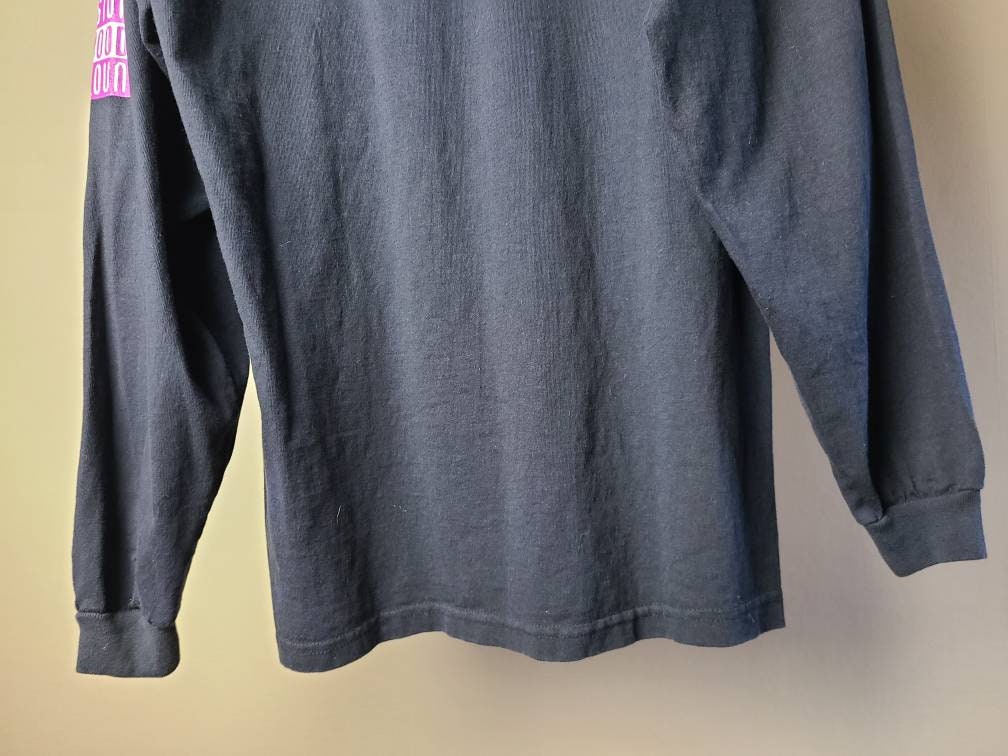 True Vintage VTG Officially Licensed The Rolling Stones Voodoo Lounge Tour Hooded Tee Shirt Size L