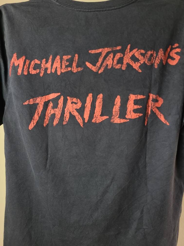 Michael Jackson Thriller Upcycled Retro Tee Enzyme Washed