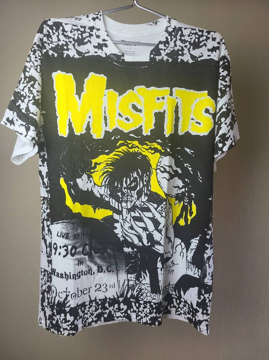 Handprinted Misfits Upcycled Tee Workshop Custom