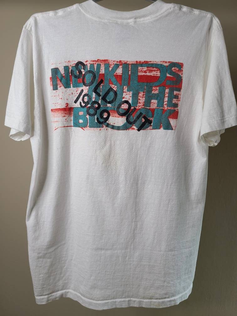 Rare True Vintage New Kids On The Block Tee Shirt 1989
