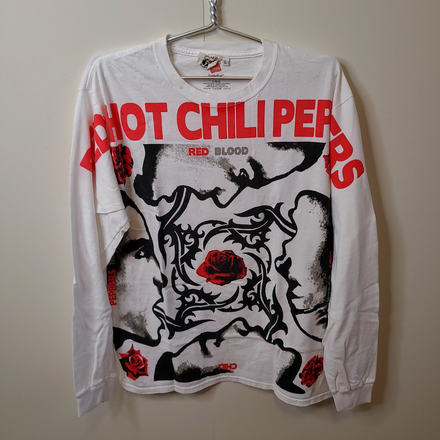 Red Hot Chili Peppers Blood Sex Magic Long Sleeve Overprint Tee