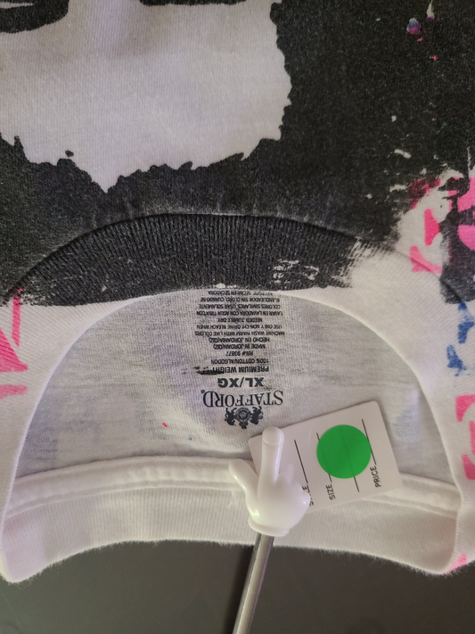 Custom Sex Pistols Upcycled Overprint All Over Print Tee Tshirt XL