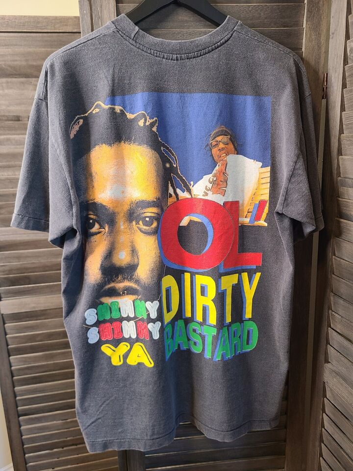 Ol Dirty Bastard Wu Tang Clan 90s Parking Lot Style Tee