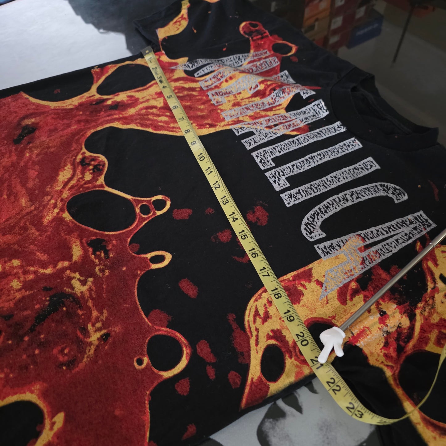 Metallica Load Album Cover Overprint Tee Tshirt Large