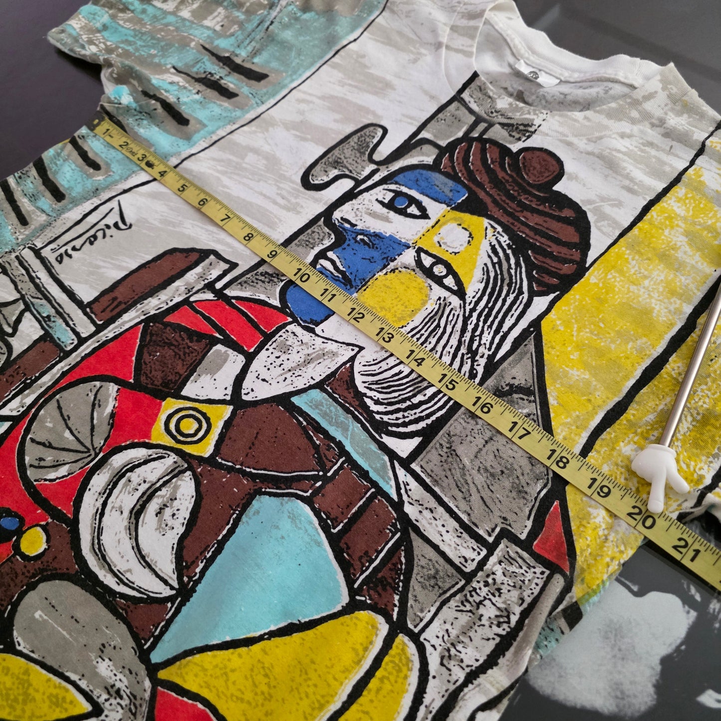 Rare Pablo Picasso All Over Print Graphic Tee L