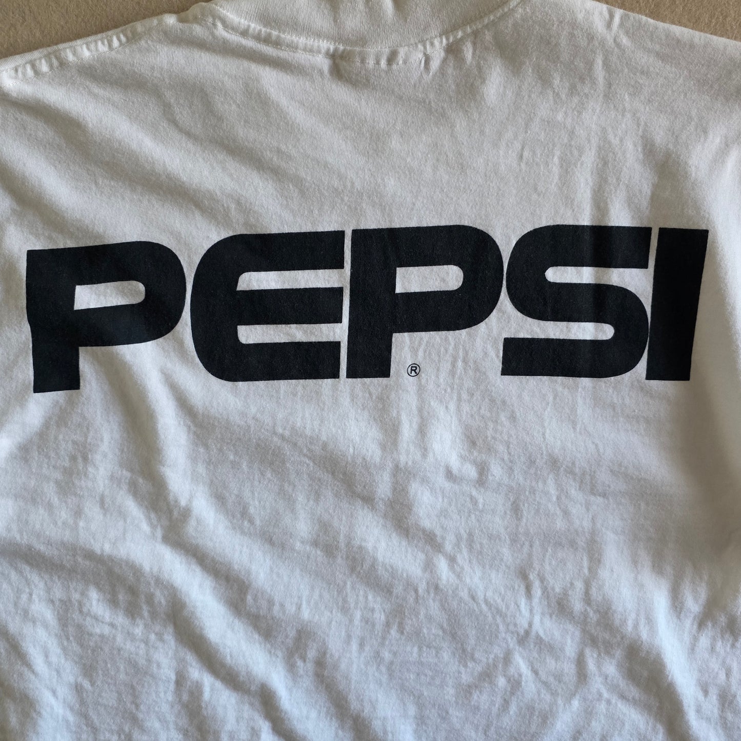 Home Alone Pepsi Retro Movie Tshirt Washed White