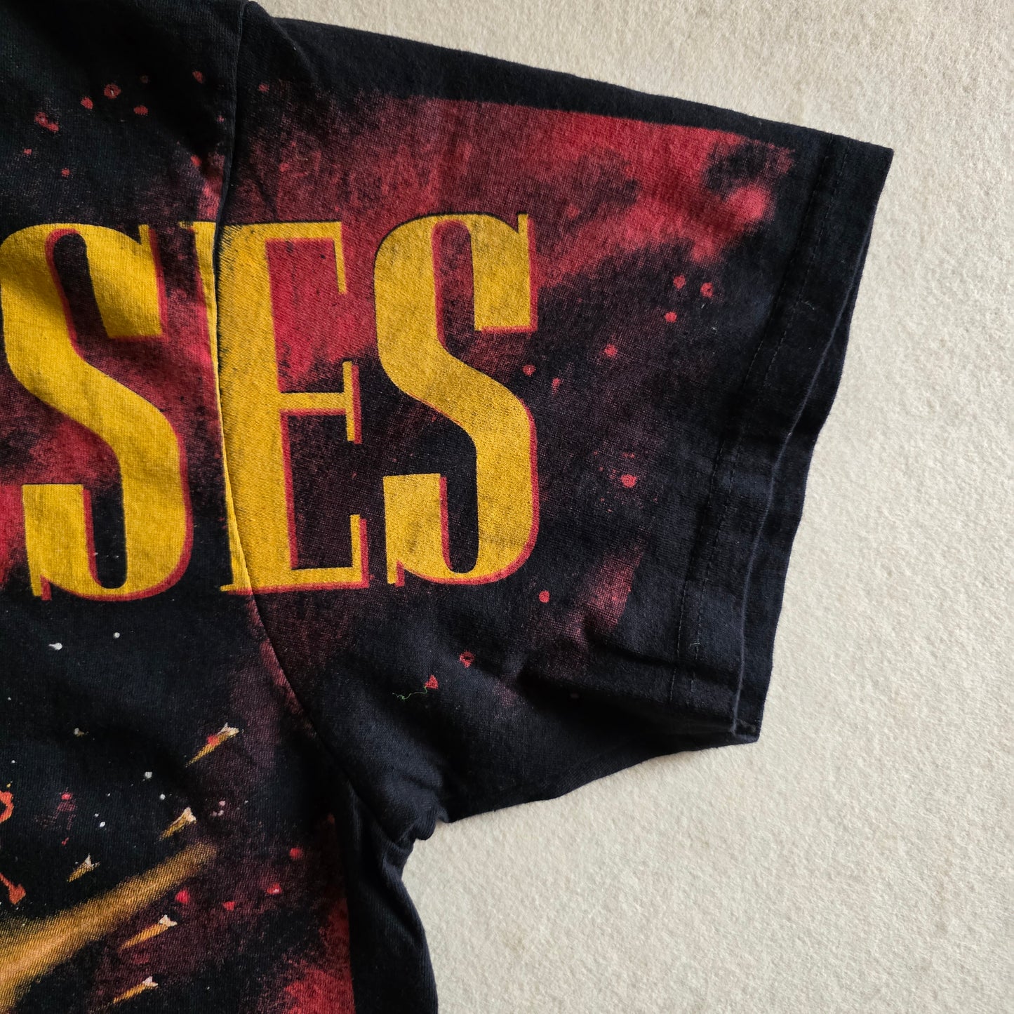 Guns N Roses GNR 2025 Bangkok Thailand Overprint All Over Print Tee Tshirt XL