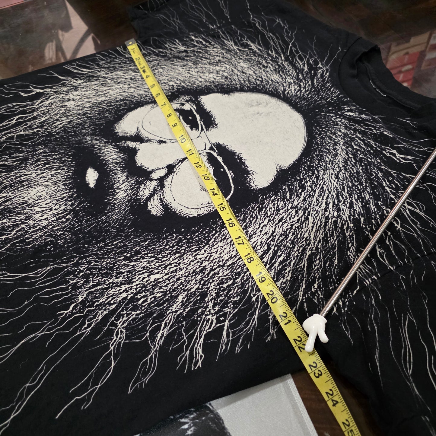 The Grateful Dead Jerry Garcia Overprint All Over Print Tee Tshirt XL