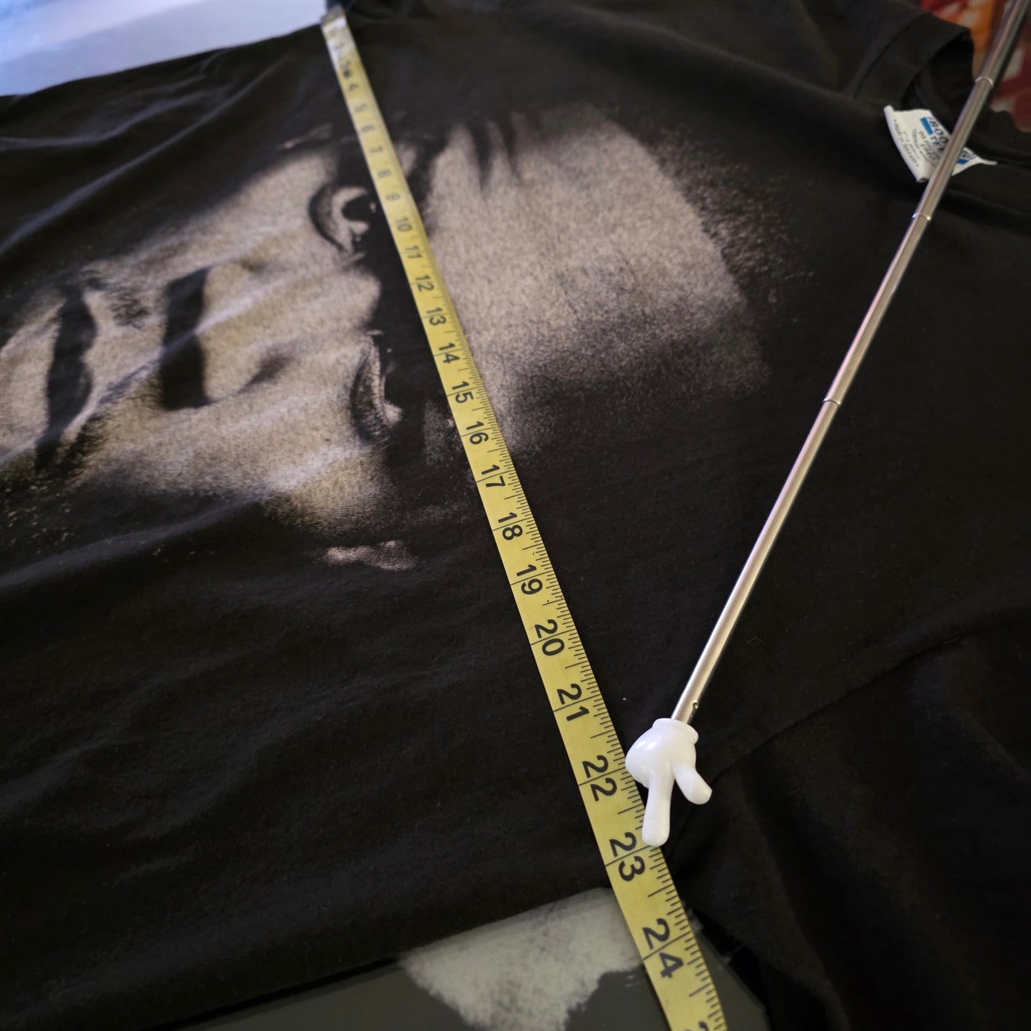 50 Cent Big Print Portrait In Da Club Double-sided Tee Tshirt XL Black