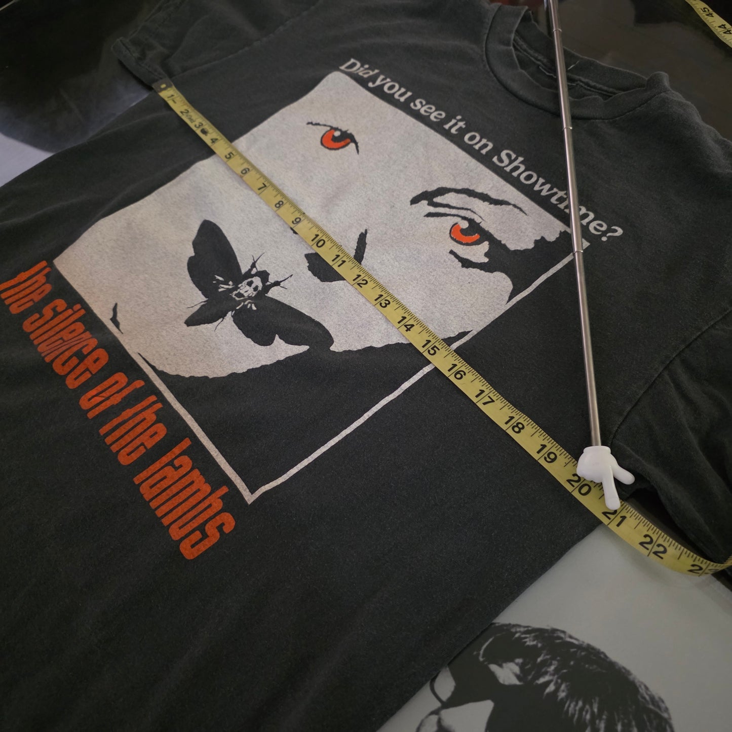 The Silence of the Lambs Double-sided Print Movie Tee L Faded