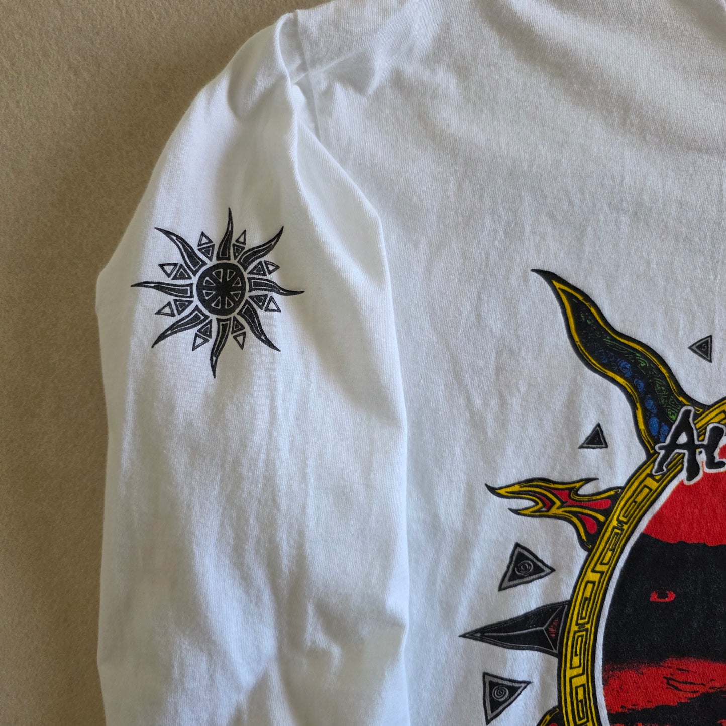 Alice In Chains Dirt 4-sided Print Long Sleeve Tshirt White Large