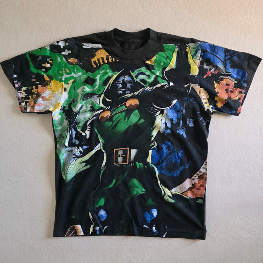 Doctor Doom Victor Von Doom Overprint All Over Print TShirt Tee Large